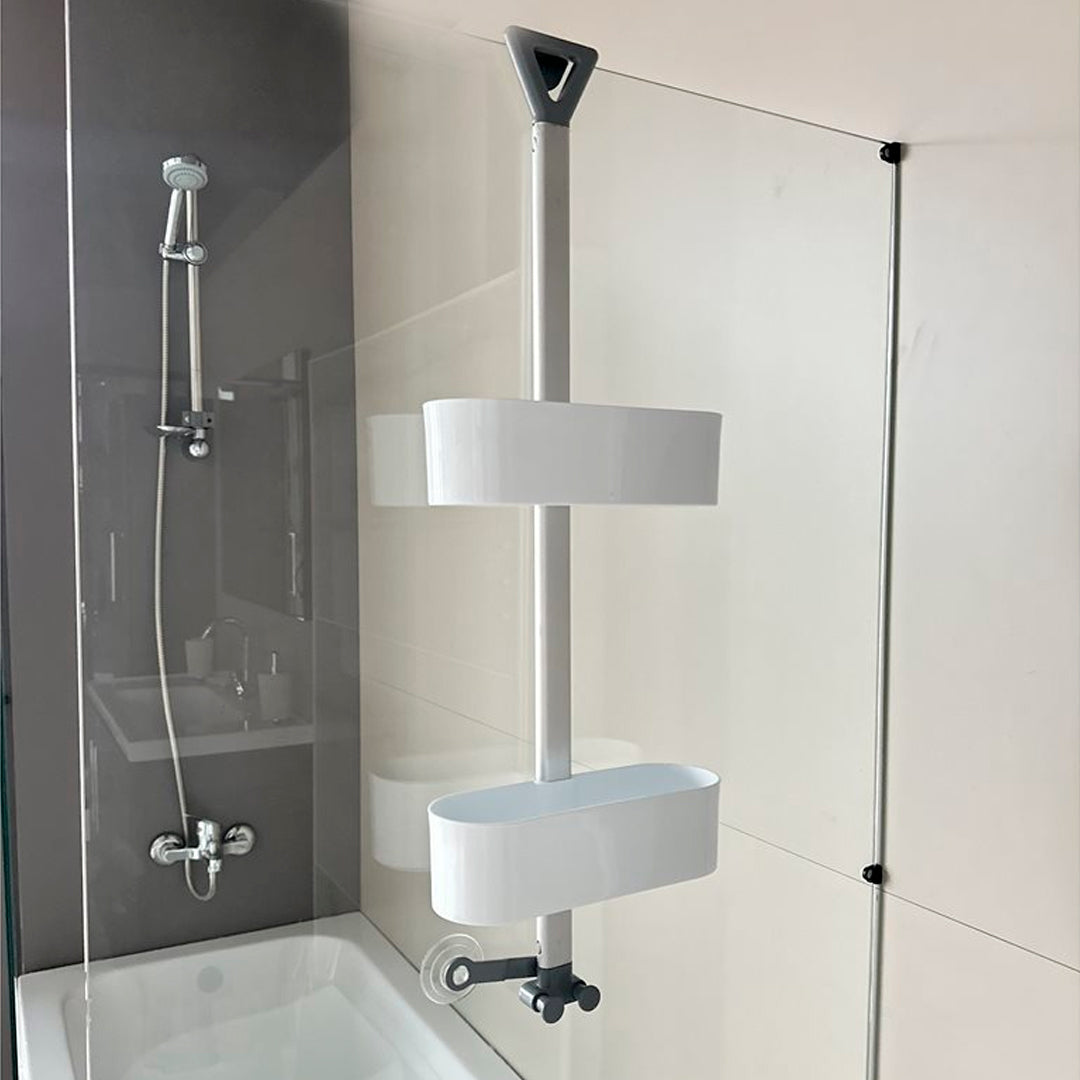 Estante de Baño Ajustable en Altura h.70cm Blanco