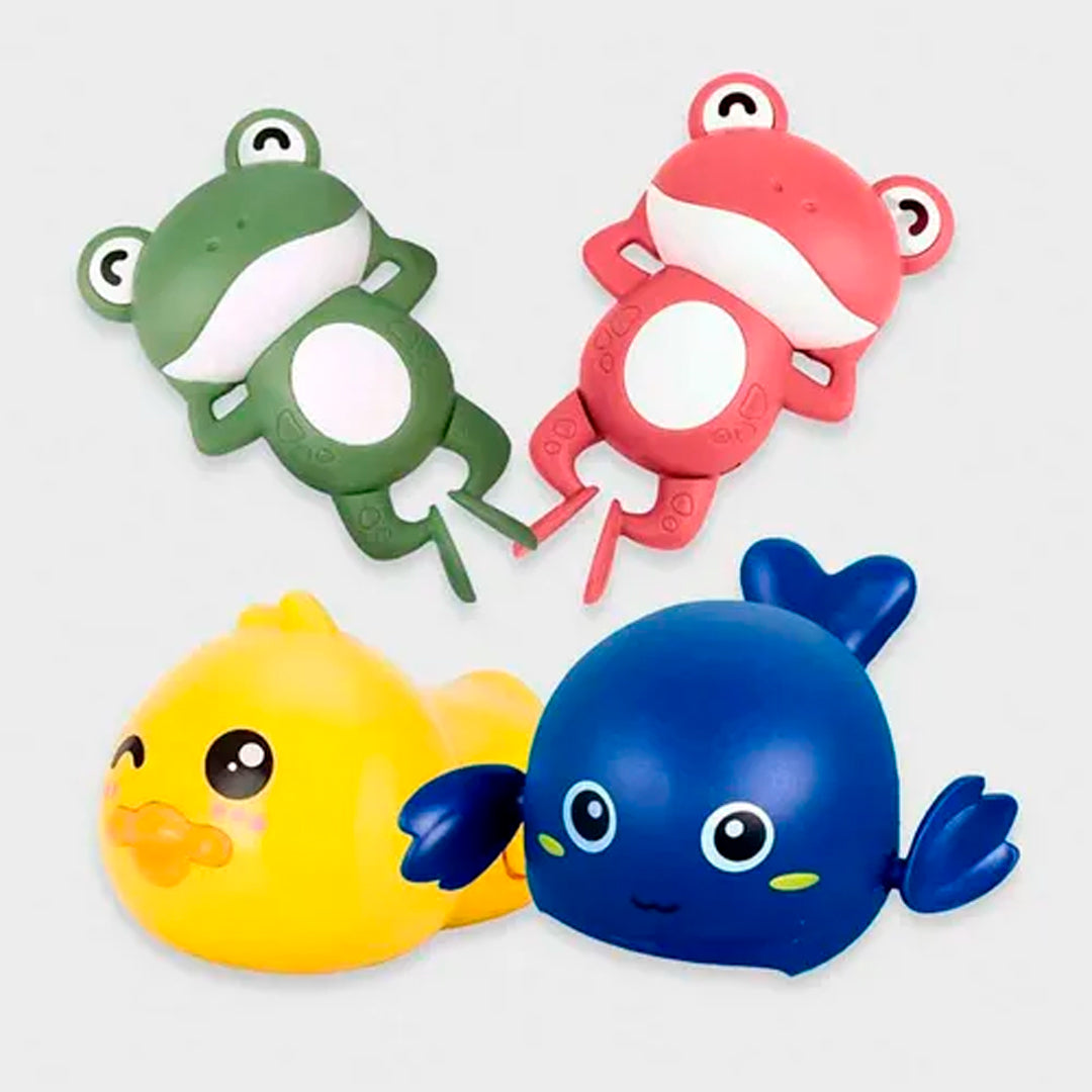 Pack de 4 Juguetes Nadadores para Bañito