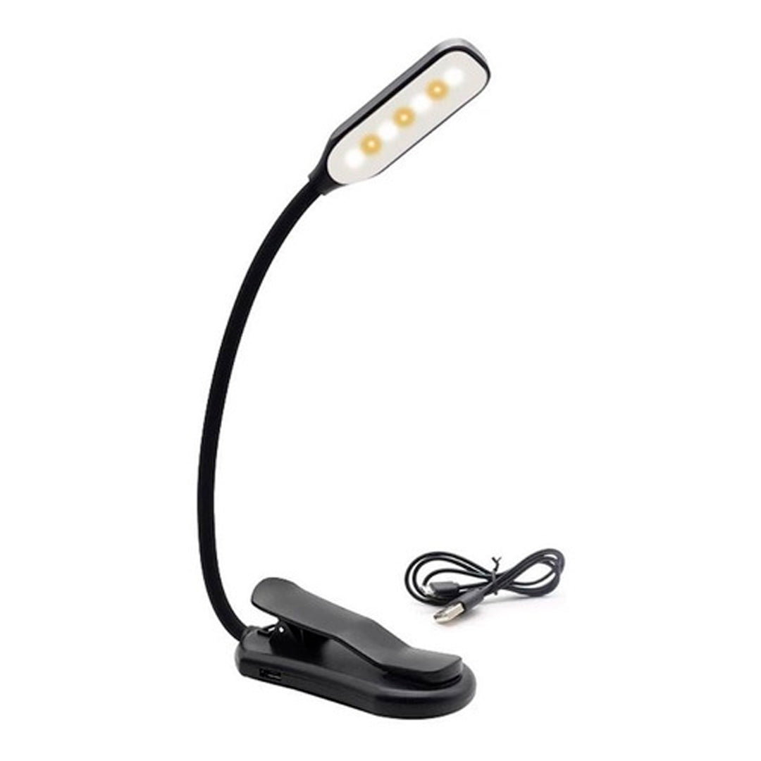 Luz Led De Libro Clip Lamp para Lectura Nocturna