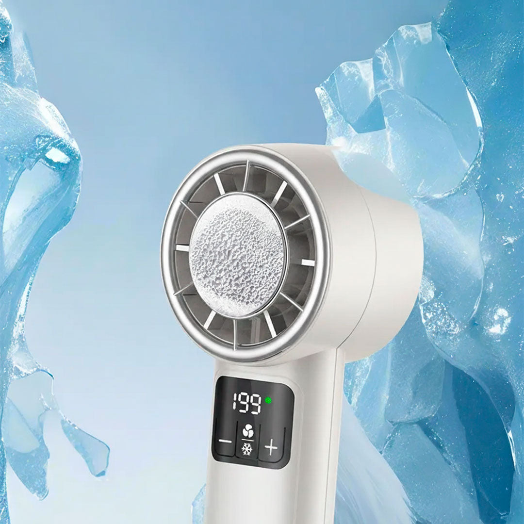 Ventilador de Mano Portátil Recargable de Alta Velocidad