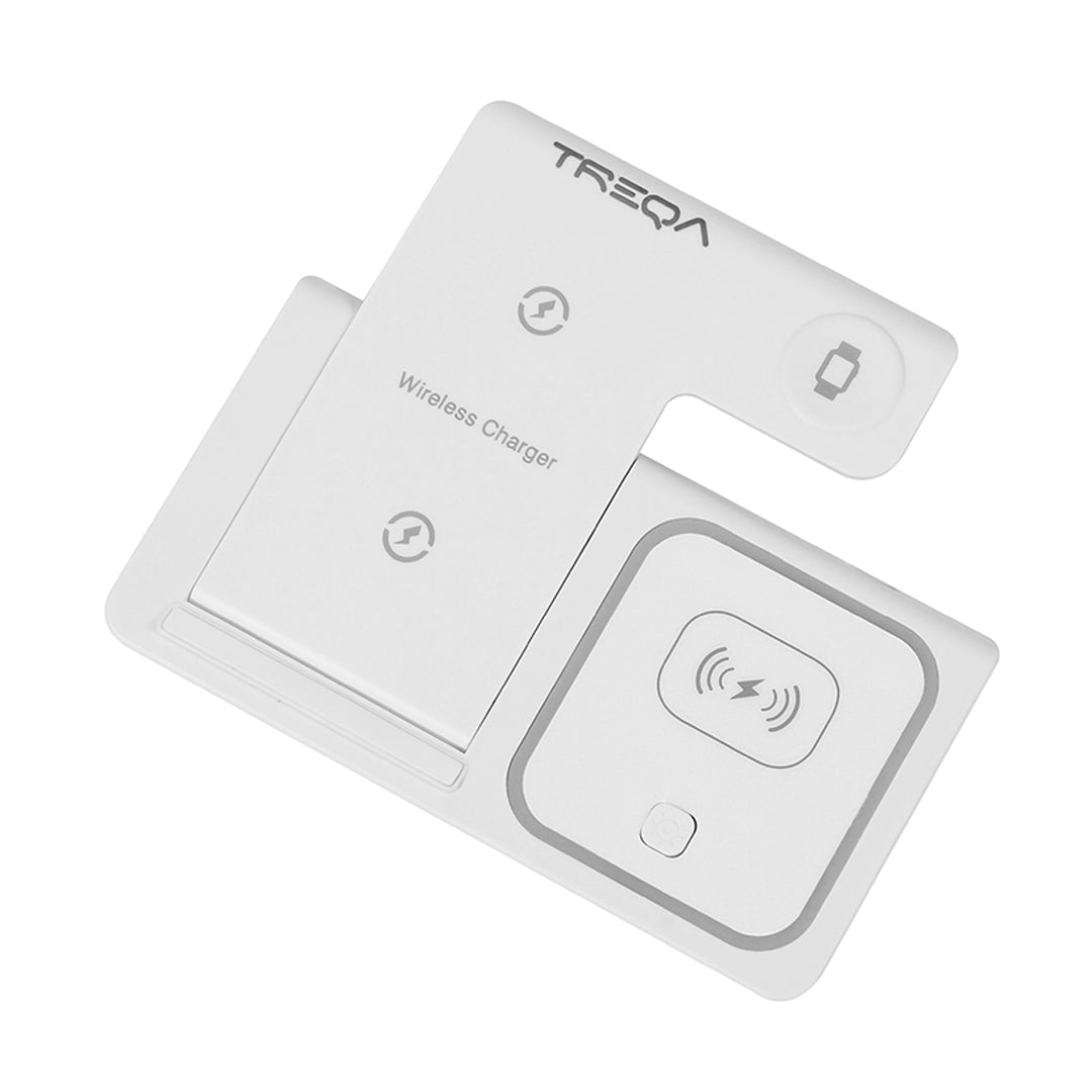 Cargador Inalámbrico 3 en 1 Carga Rápida