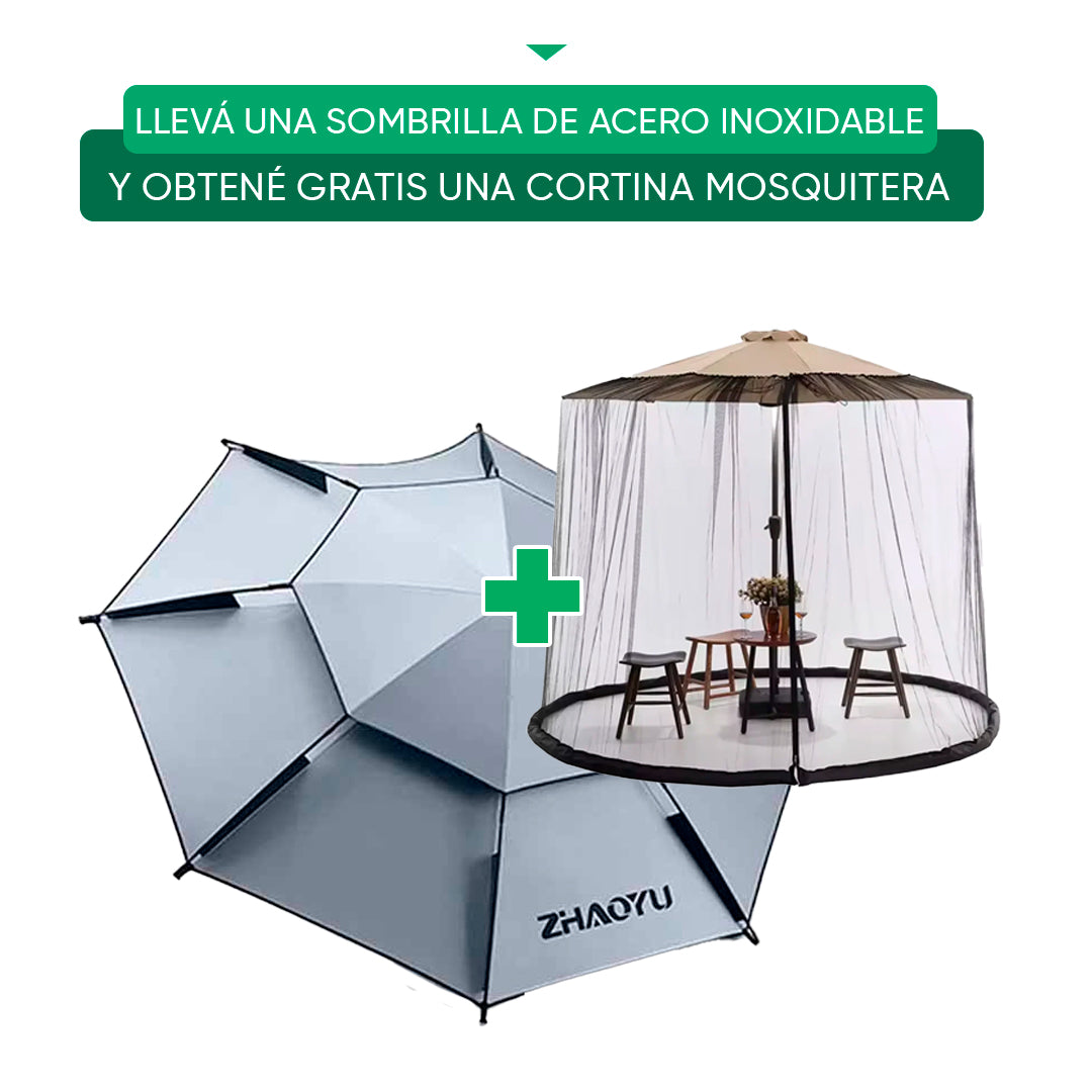 Oferta Sombrilla Premium + Mosquitero para Sombrilla