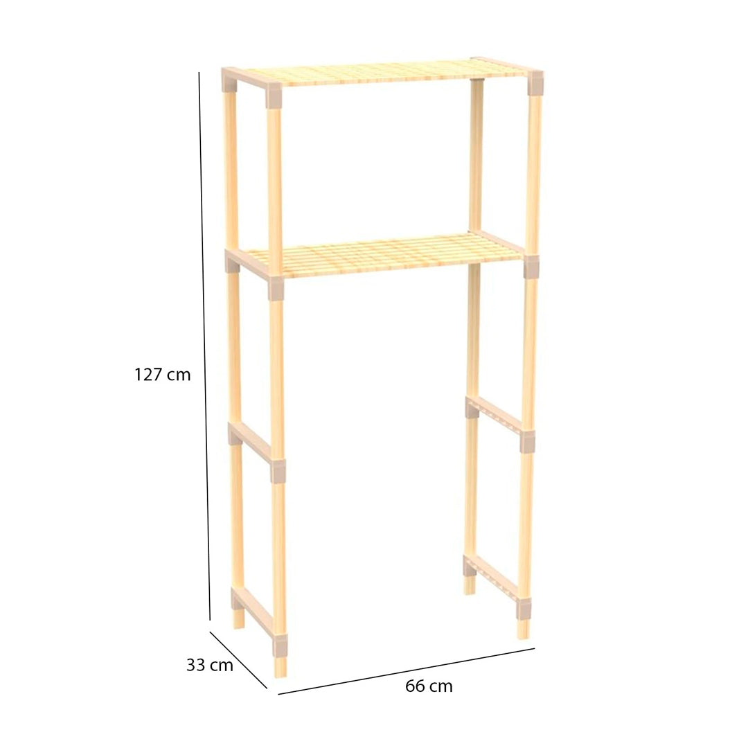 Estante Organizador Sobre Lavarropa Madera y PPT