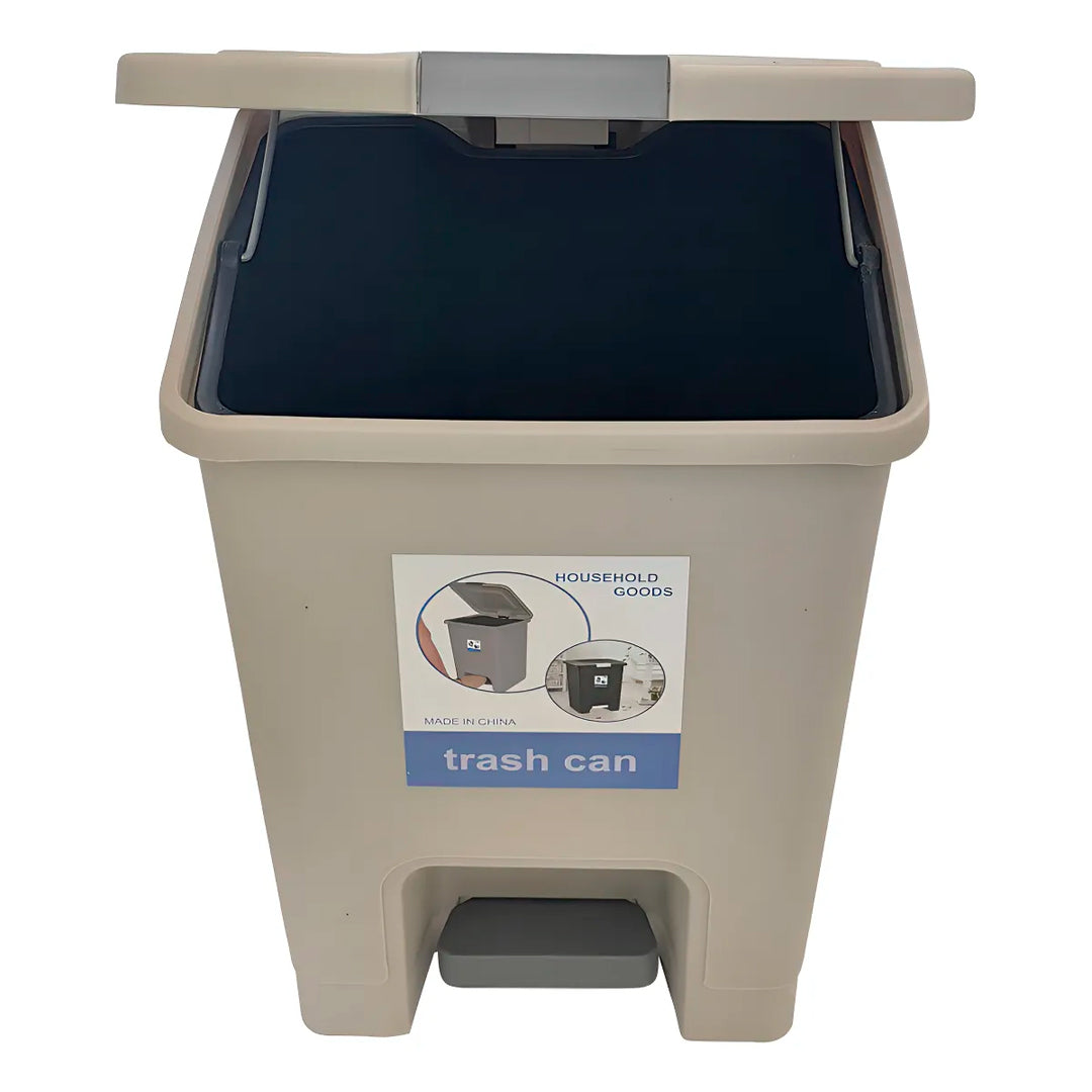 Papelera Basurero 15 Litroscon Pedal con Agarre