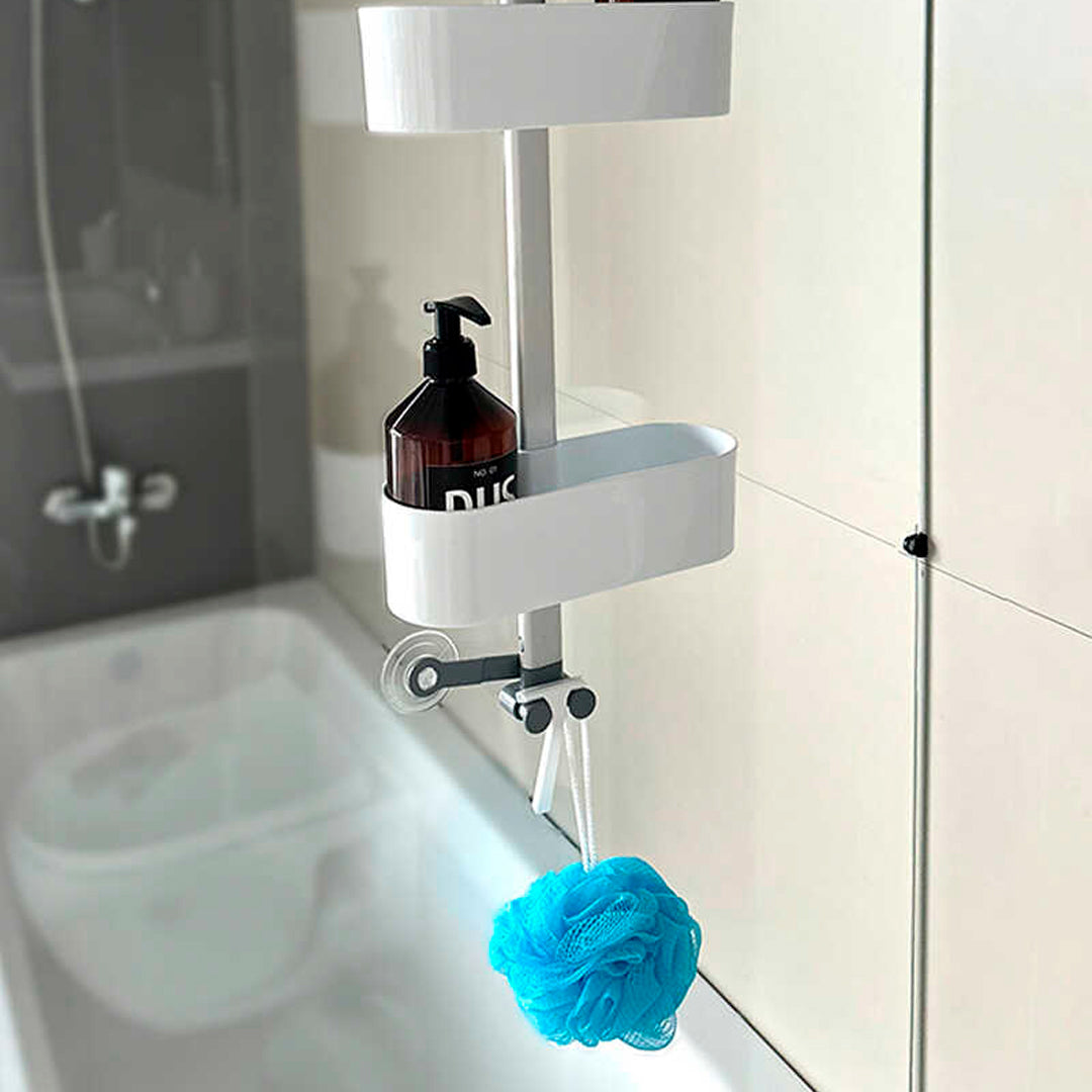 Estante de Baño Ajustable en Altura h.70cm Blanco