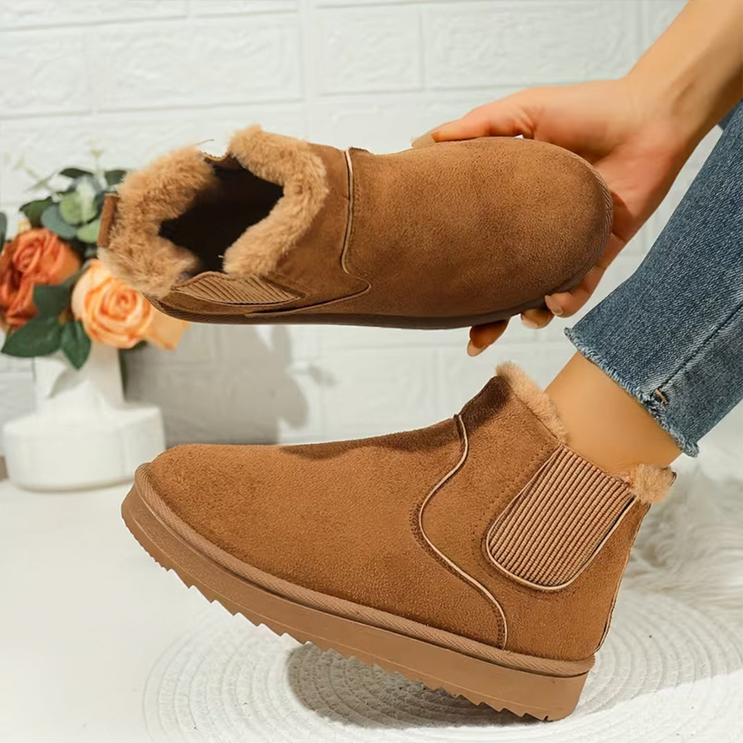 Botas Kozak Calidas con Plush y Suela Antidelizante