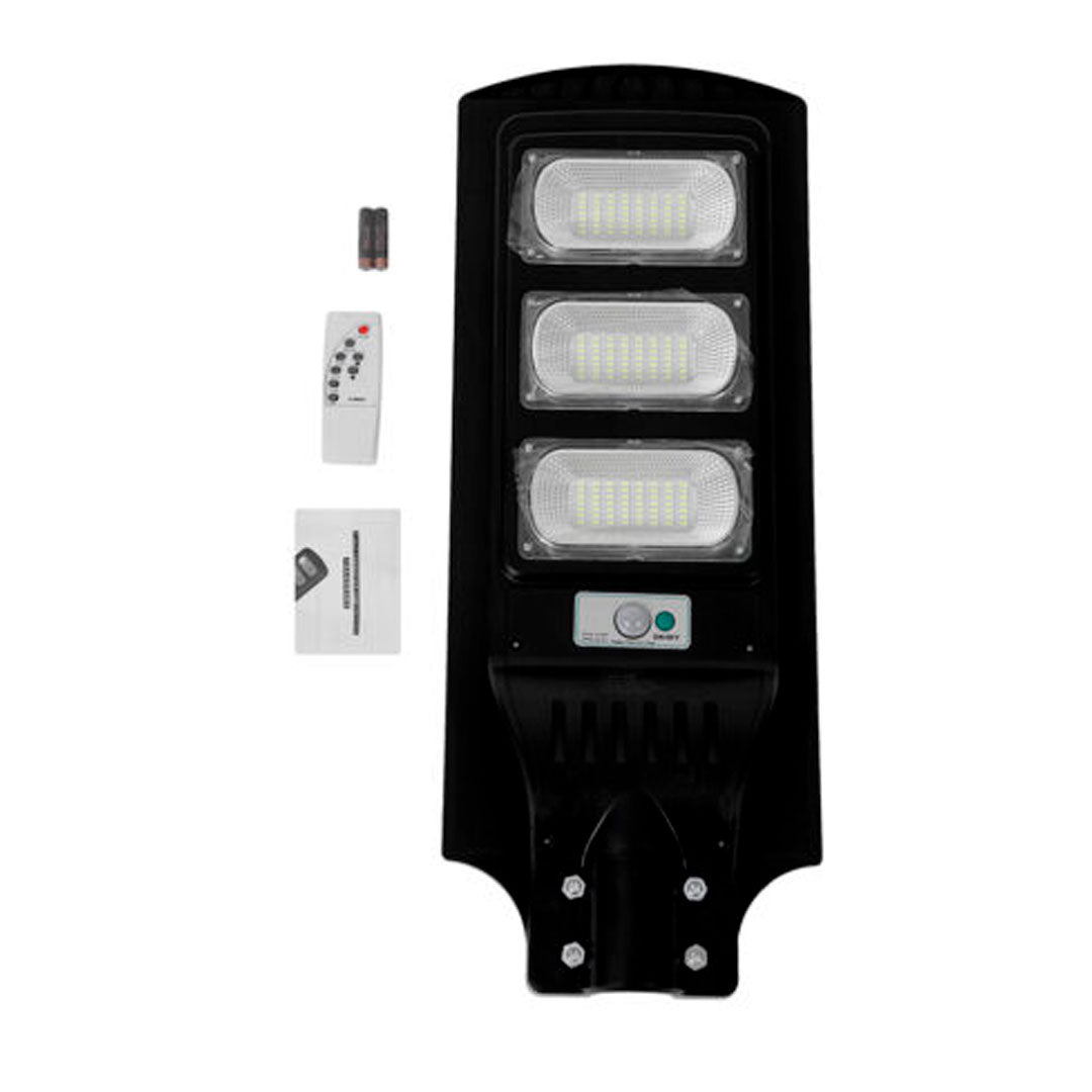 Foco Solar Led 90w Exterior con Sensor, Control y Soporte