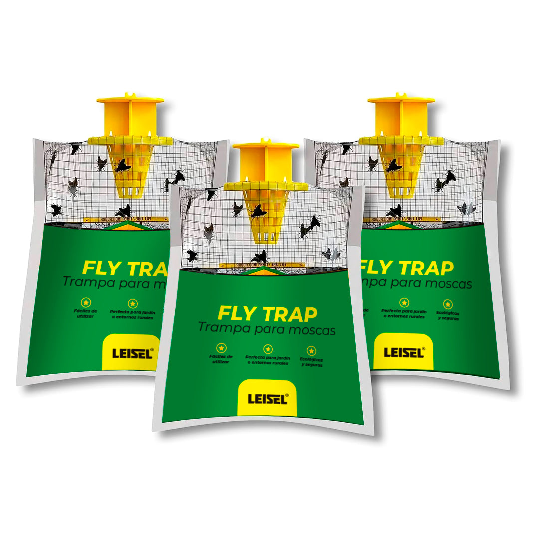 Pack 3 Trampas Fly Trap para Moscas Leisel
