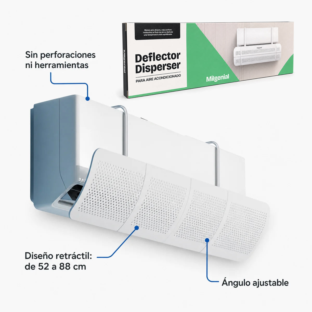 Deflector Disperser para Aire Acondicionado Milgenial