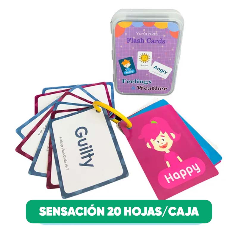 Tarjetas de Aprendizaje en Inlges para Niños