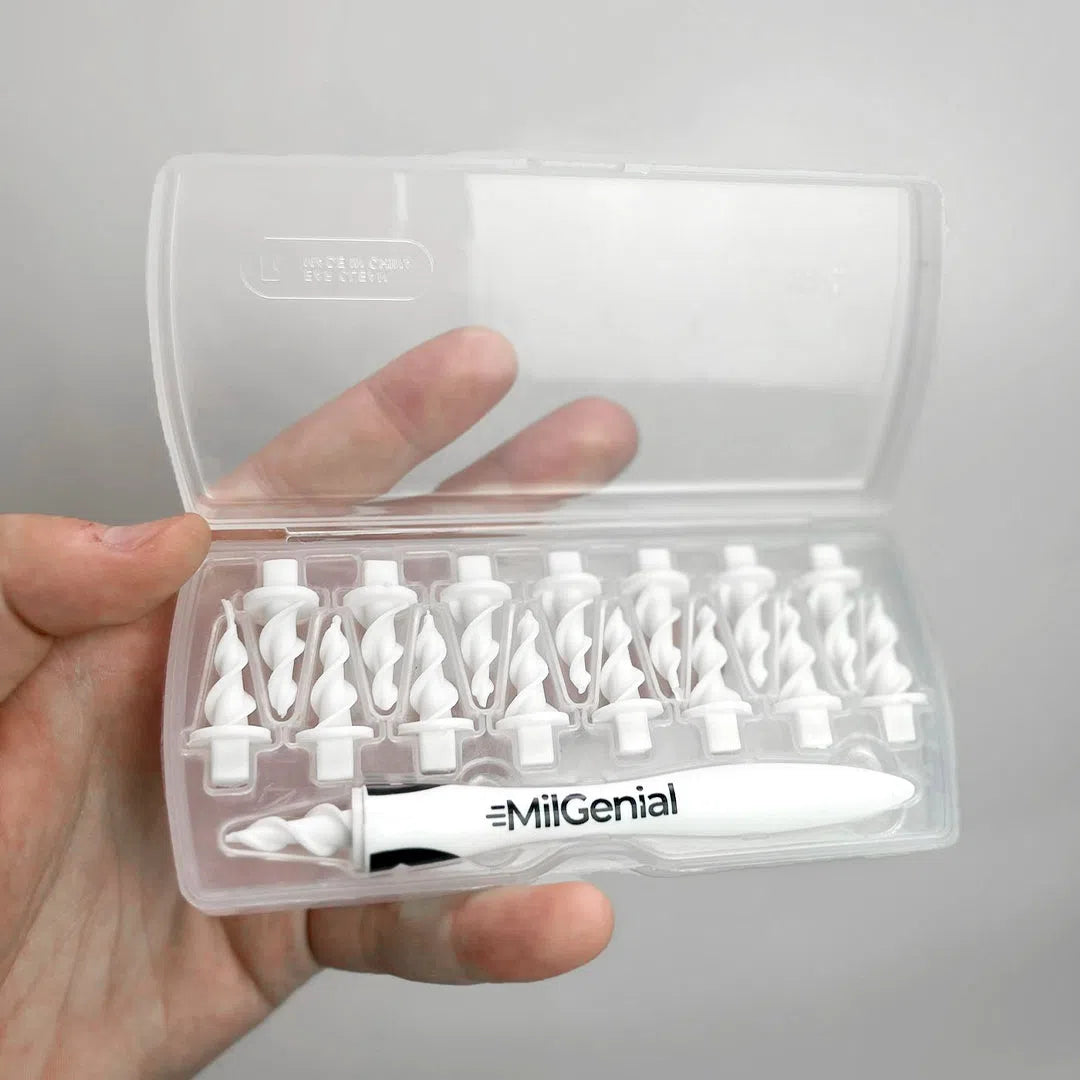 Limpiador de Oídos de Silicona con 16 Punteros Milgenial