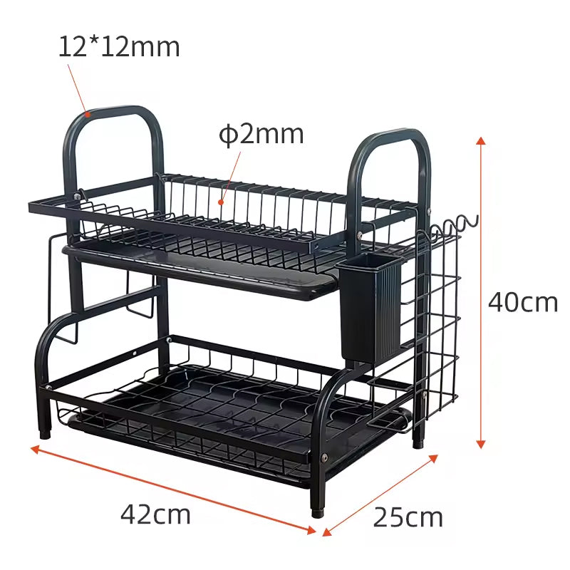 Escurridor Premium Tretten  de 2 Pisos Milhome