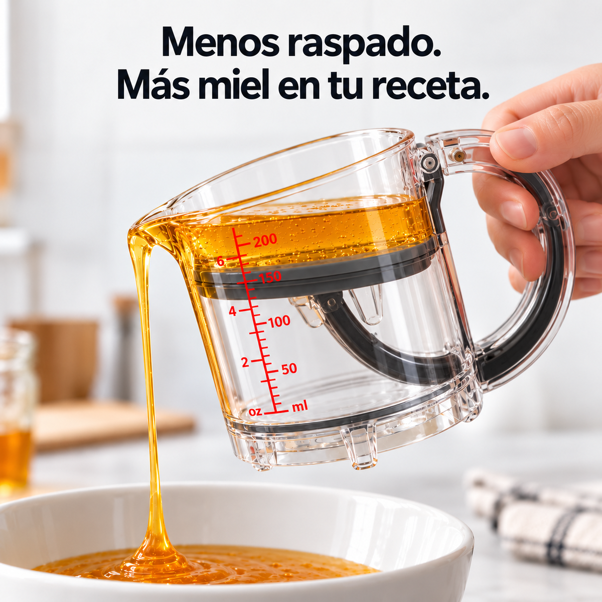 Taza Medidora Ajustable 200mL