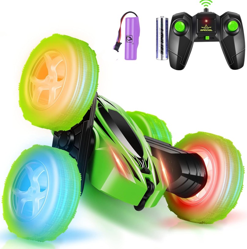 Supercar 360 Grados Recargable con Luz y Control Remoto